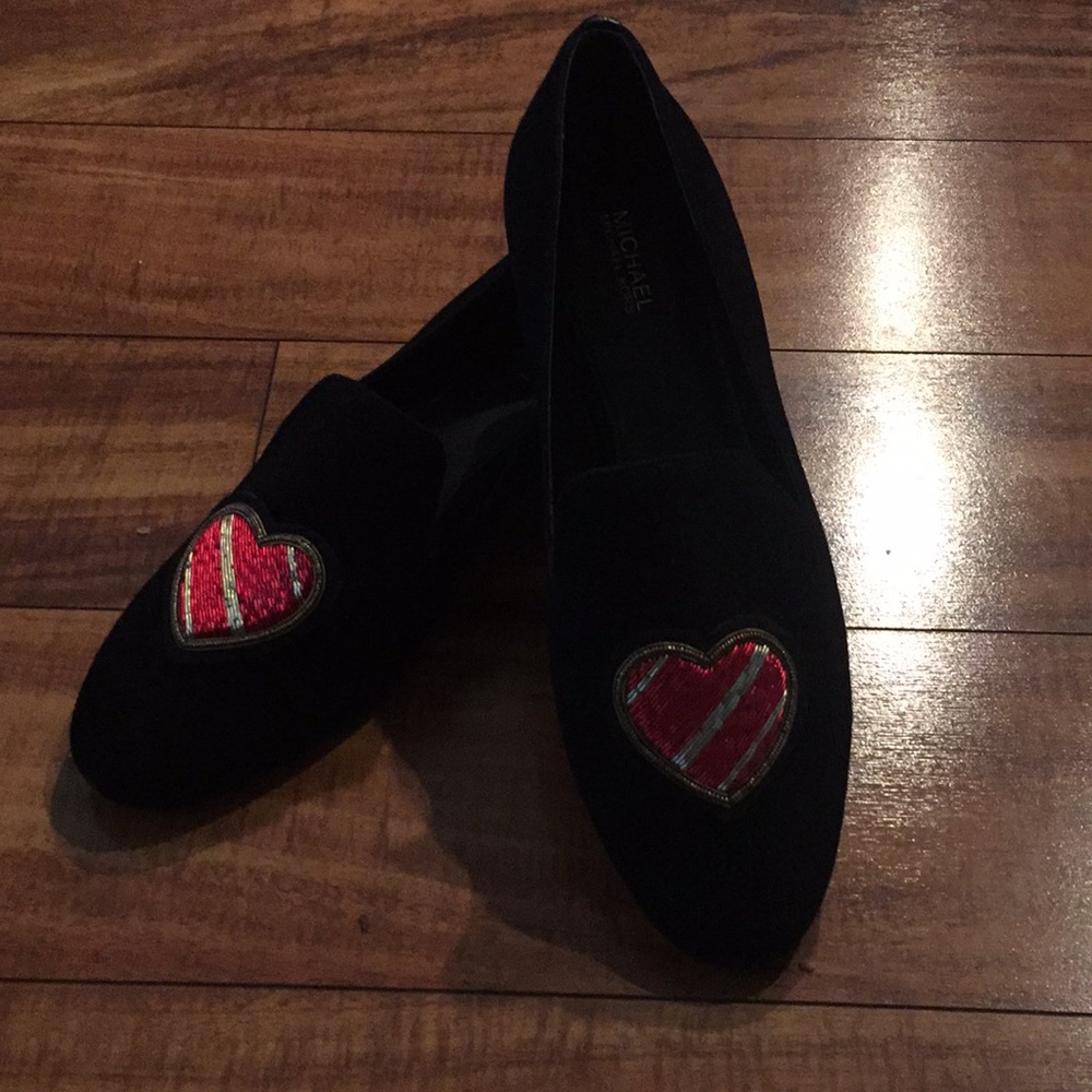 Michael Kor size 71/2 black and red like New